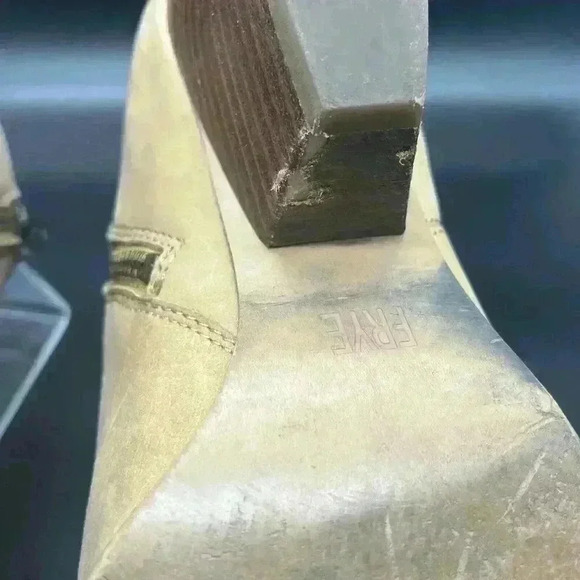 FRYE Reina bootie womens 8 cognac western leather - Picture 8 of 10